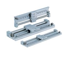 กระบอกลมแมกเนติก Magnetically Coupled Rodless Cylinder-Low Profile Guide CY1F SMC
